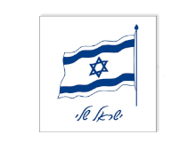 מפיות פשוטות ישראל שלי 75 יח' ליום העצמאות